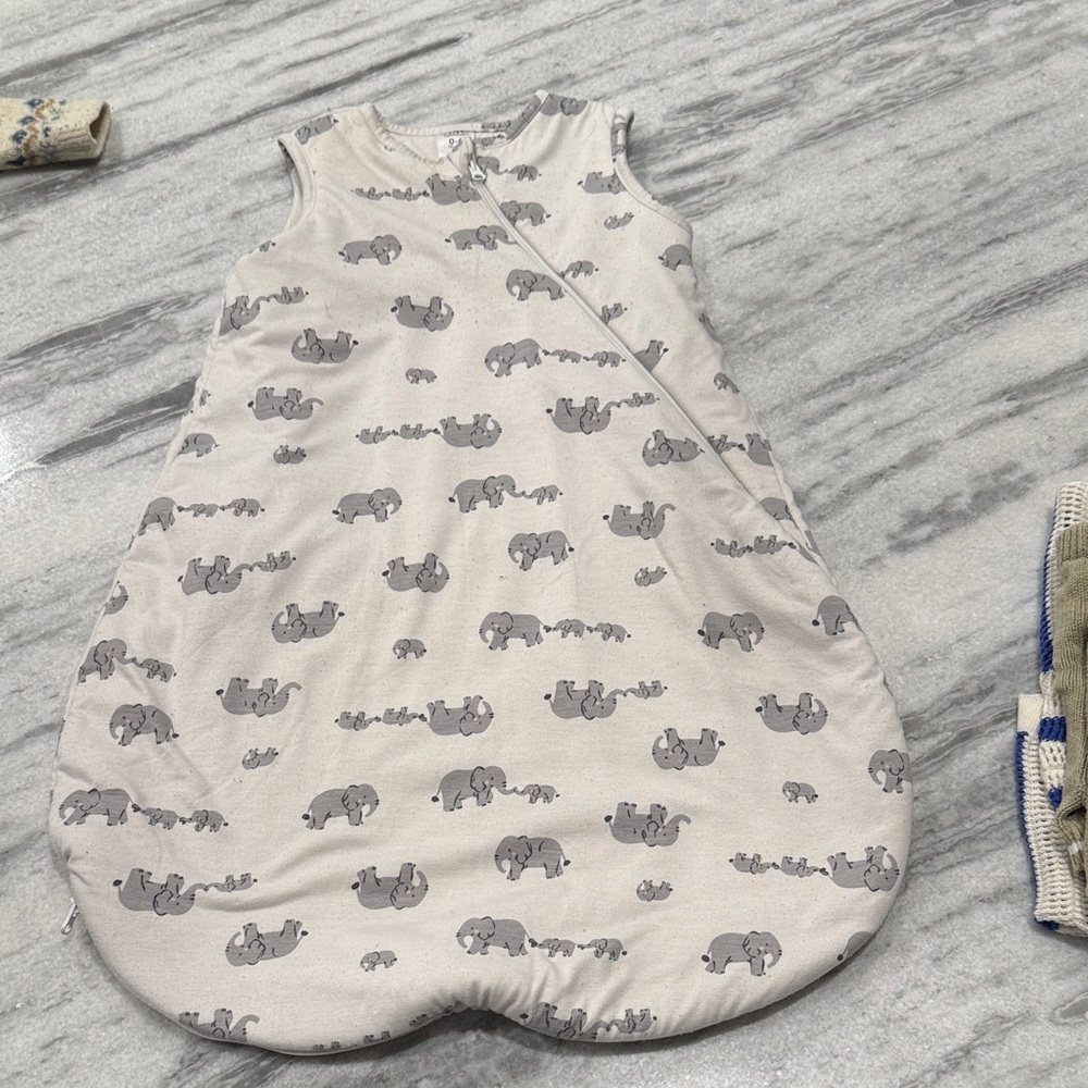 Nordstrom Gray Elephant Kids Sleep Sack